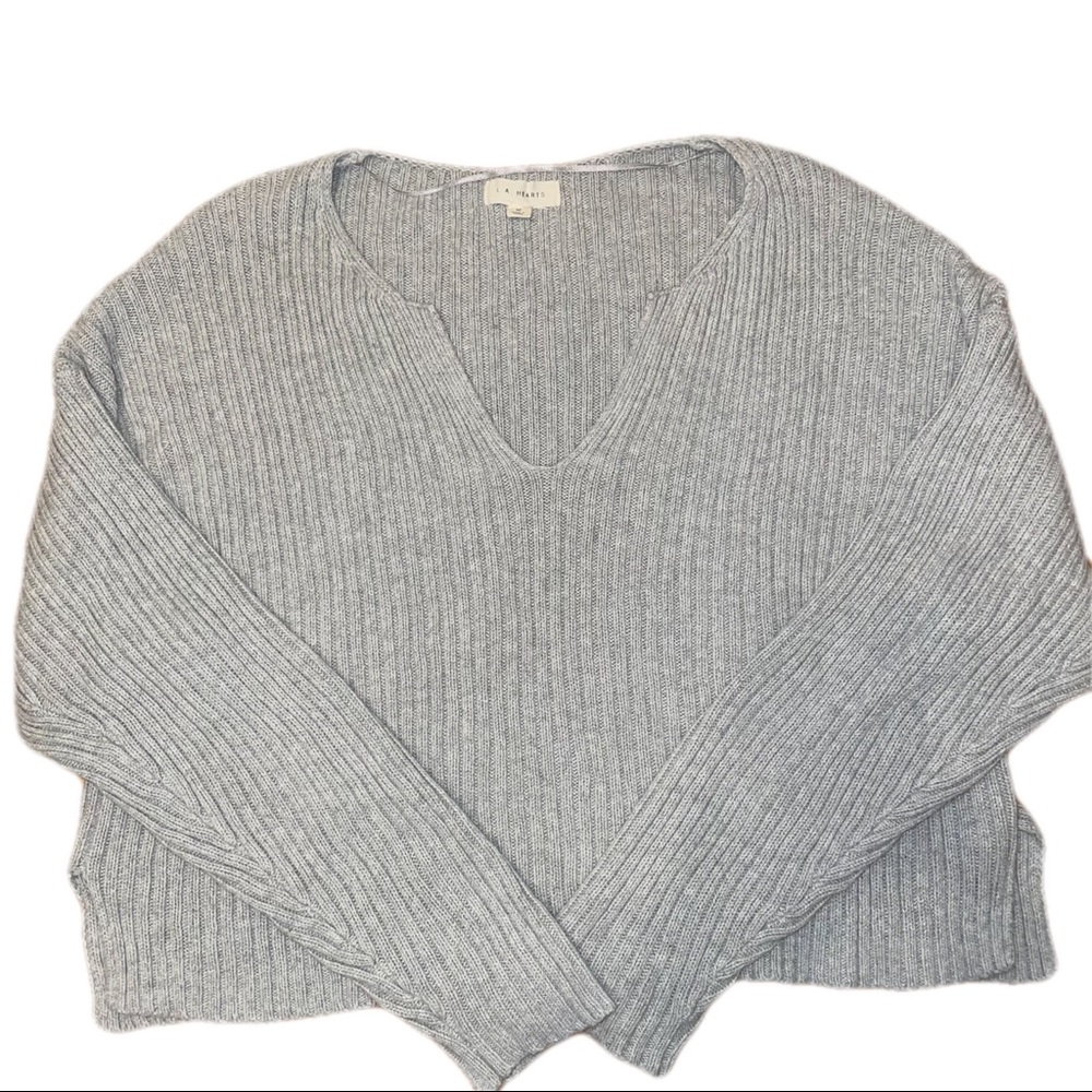 LA Hearts oversized ribbed sweater
